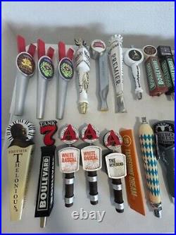 Nice lots of 40 Beer Tap Handles Modelo, Corona, Stella, Budweiser and more