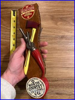North Country Beer Tap Handle Knob Keg Bar Draft Top Brewing Co Firehouse Red