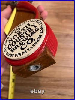 North Country Beer Tap Handle Knob Keg Bar Draft Top Brewing Co Firehouse Red