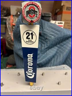 OHIO STATE BUCKEYES CORONA EXTRA Beer Tap Handle, New without box