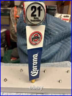 OHIO STATE BUCKEYES CORONA EXTRA Beer Tap Handle, New without box