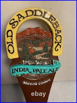 OLD SADDLEBACK BREWING INDIA PALE ALE SCENIC Draft Beer Tap Handle. NEW YORK OLD SADDLEBACK BREWING INDIA PALE ALE SCENIC Draft Beer Tap Handle. NEW YORK