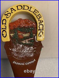 OLD SADDLEBACK BREWING INDIA PALE ALE SCENIC Draft Beer Tap Handle. NEW YORK OLD SADDLEBACK BREWING INDIA PALE ALE SCENIC Draft Beer Tap Handle. NEW YORK