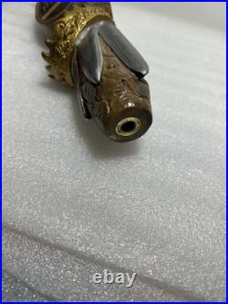 OMMEGANG GAME OF THRONES IRON THRONE KINGS SWORDS draft beer tap handle NEW YORK