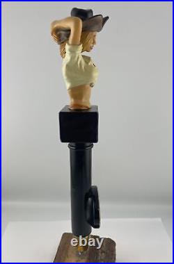 Oceanside Ale Works Blonde Beer Tap Handle Figural OAW Pirate Girl Tap Handle
