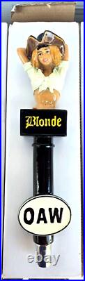 Oceanside Ale Works OAW Buccaneer Blonde Pirate Beer Tap Handle Brand New in Box