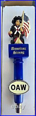Oceanside Ale Works Revolutionary War Continental Army Patriot Beer Tap Handle Oceanside Ale Works Revolutionary War Continental Army Patriot Beer Tap Handle