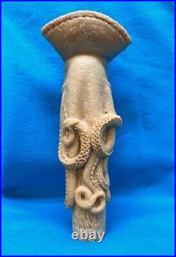 Octo-pirate Beer Tap Handle Design Original Clay Sculpt By Ron Lee