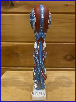 Octopabst Pabst Blue Ribbon Tap Handle, Collectible PBR Art Program 2013