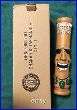 Ohana Tiki Guy Beer Tap Handle RARE Hawaii Primo God