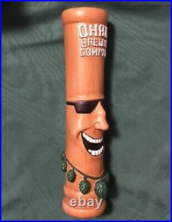 Ohana Tiki Guy Beer Tap Handle RARE Hawaii Primo God