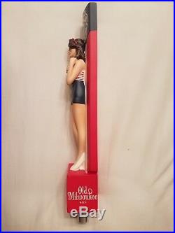 Old Milwaukee Pin Up Girl Tap Handle