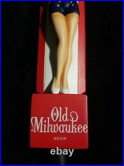 Old Milwaukee beer tap handle