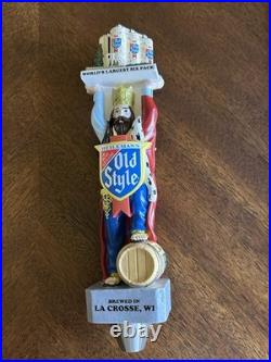 Old Style Beer Tap Handle King Gambrinus La Crosse, WI Brand New