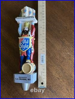 Old Style Beer Tap Handle King Gambrinus La Crosse, WI Brand New