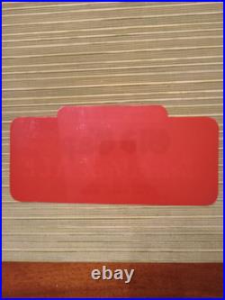Old Tap Select Stock Ale On Draft Die Cut Plastic Advertising Sign RARE