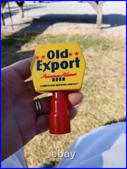 Old Vintage Old Export Beer Tap Handle Knob (V)