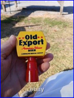 Old Vintage Old Export Beer Tap Handle Knob (V)