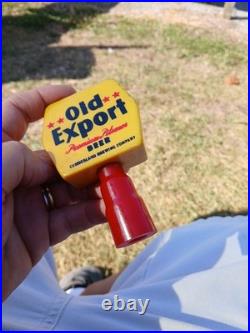 Old Vintage Old Export Beer Tap Handle Knob (V)
