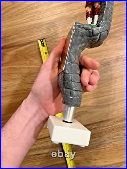 Olde Burnside Beer Tap Handle Knob Keg Bar Top Dirty Penny Ale Bagpipe and Stand