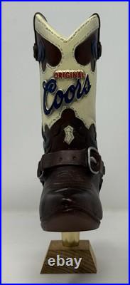 Original Coors Cowboy Boot 8 Tap Handle NOS