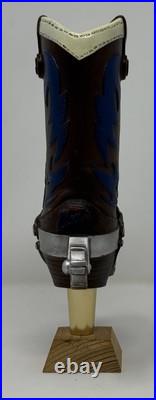 Original Coors Cowboy Boot 8 Tap Handle NOS