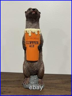 Otter Creek Brewing Co Copper Ale Beer Otter Seal Animal Figural Beer Tap Handle