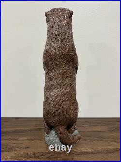 Otter Creek Brewing Co Copper Ale Beer Otter Seal Animal Figural Beer Tap Handle