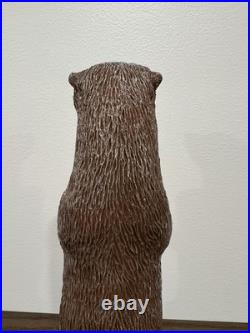 Otter Creek Brewing Co Copper Ale Beer Otter Seal Animal Figural Beer Tap Handle