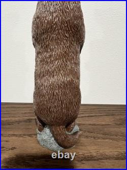 Otter Creek Brewing Co Copper Ale Beer Otter Seal Animal Figural Beer Tap Handle