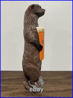 Otter Creek Brewing Co Copper Ale Beer Otter Seal Animal Figural Beer Tap Handle