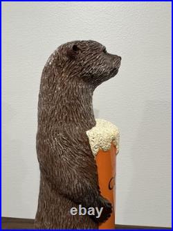 Otter Creek Brewing Co Copper Ale Beer Otter Seal Animal Figural Beer Tap Handle