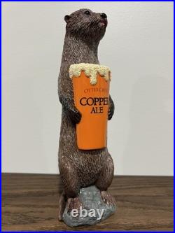 Otter Creek Brewing Co Copper Ale Beer Otter Seal Animal Figural Beer Tap Handle