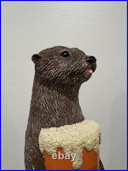 Otter Creek Brewing Co Copper Ale Beer Otter Seal Animal Figural Beer Tap Handle