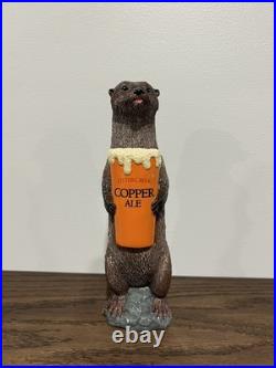 Otter Creek Brewing Co Copper Ale Beer Otter Seal Animal Figural Beer Tap Handle