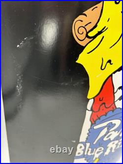 PABST BLUE RIBBON Melting Pizza Tap Handle Cardboard Pop Up Advertisement