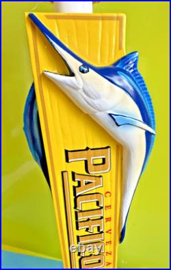 PACIFICO BEER Tap Handle Cerveza FLORIDA MARLIN 12 Rope Preserver BEACH LIFE