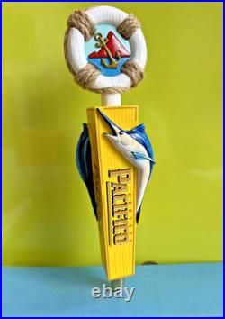 PACIFICO BEER Tap Handle Cerveza FLORIDA MARLIN 12 Rope Preserver BEACH LIFE