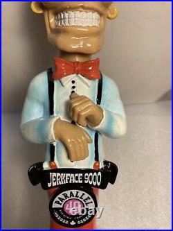 PARALLEL 49 JERKFACE 9000 WHEAT BEER draft beer tap handle. CANADA