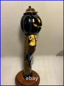 PARALLEL 49 SHADENFREUDE PUMPKIN OKTOBERFEST SCARECROW beer tap handle. CANADA