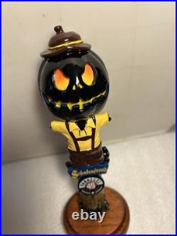 PARALLEL 49 SHADENFREUDE PUMPKIN OKTOBERFEST SCARECROW beer tap handle. CANADA