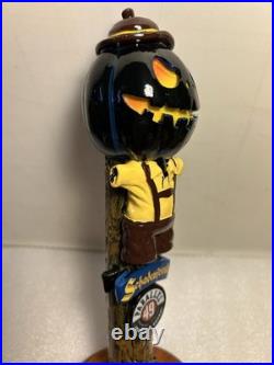 PARALLEL 49 SHADENFREUDE PUMPKIN OKTOBERFEST SCARECROW beer tap handle. CANADA
