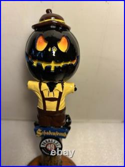 PARALLEL 49 SHADENFREUDE PUMPKIN OKTOBERFEST SCARECROW beer tap handle. CANADA