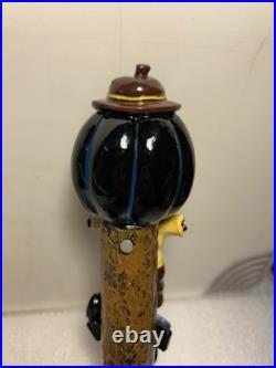 PARALLEL 49 SHADENFREUDE PUMPKIN OKTOBERFEST SCARECROW beer tap handle. CANADA