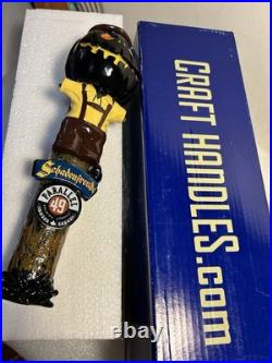 PARALLEL 49 SHADENFREUDE PUMPKIN OKTOBERFEST SCARECROW beer tap handle. CANADA