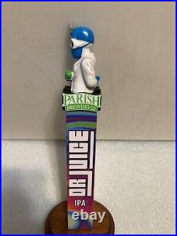 PARISH BREWING DOCTOR JUICE IPA draft beer tap handle. LOUISIANA