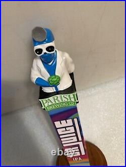 PARISH BREWING DOCTOR JUICE IPA draft beer tap handle. LOUISIANA