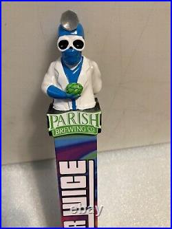 PARISH BREWING DOCTOR JUICE IPA draft beer tap handle. LOUISIANA