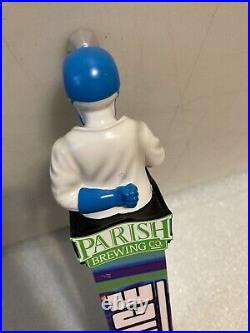 PARISH BREWING DOCTOR JUICE IPA draft beer tap handle. LOUISIANA