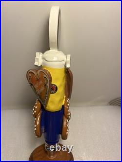 PAULANER MUNCHEN OKTOBERFEST BEER AND PRETZELS draft beer tap handle. GERMANY